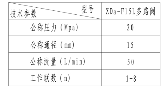 多路阀zda-f15l2